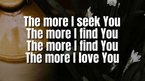 The More I Seek You